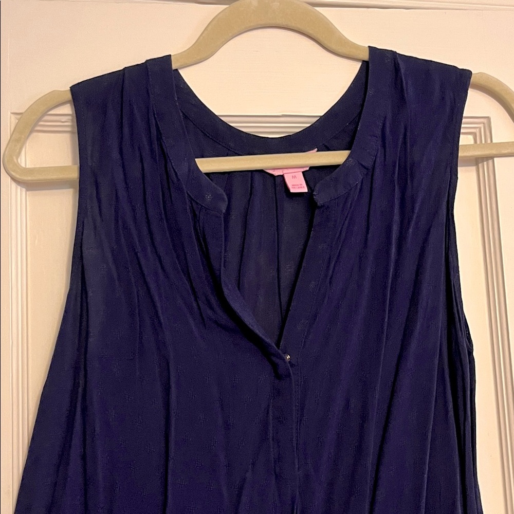 Lilly Pulitzer Navy sleeveless top